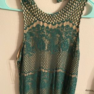 Green Lace Dress